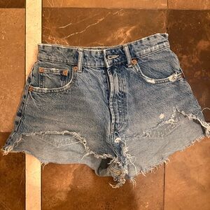 Denim Distressed Women Shorts